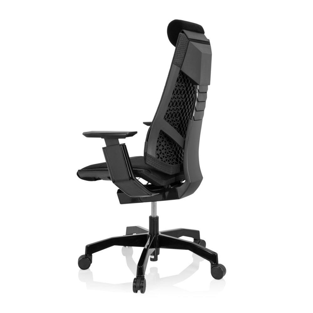 Numéro de l'image du produit 7: Siège de bureau / siège pivotant hjh OFFICE GENIDIA BLACK tissu, noir