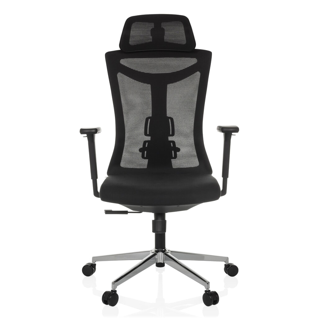 Chaise de bureau hjh OFFICE KAMIAK, mécanisme synchrone, capacité de charge 120 kg, noir N° de l'image du produit 1 : Chaise de bureau hjh OFFICE KAMIAK, mécanisme synchrone, capacité de charge 120 kg, noir