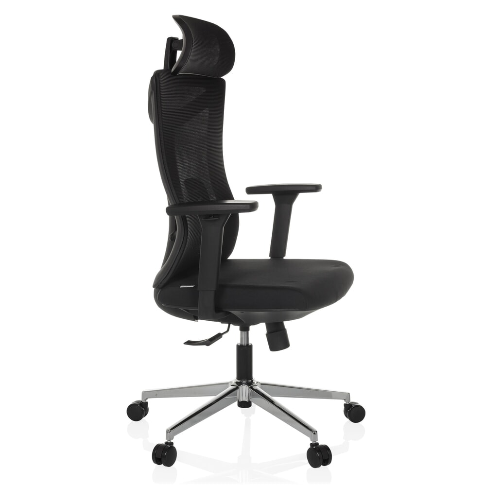 N° de l'image du produit 10 : Chaise de bureau hjh OFFICE KAMIAK, mécanisme synchrone, capacité de charge 120 kg, noir