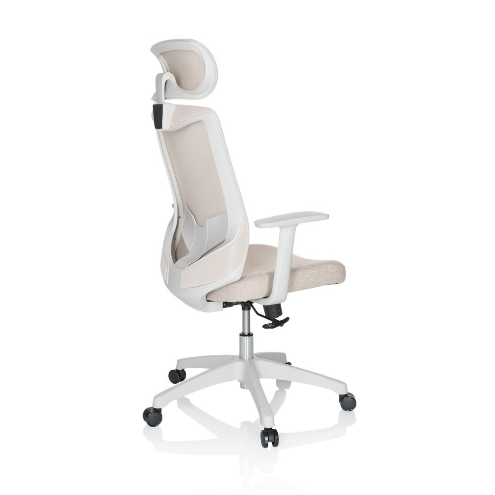 Numéro de l'image du produit 10: Siège de bureau / siège pivotant hjh OFFICE MIKEO W maille/tissu, beige