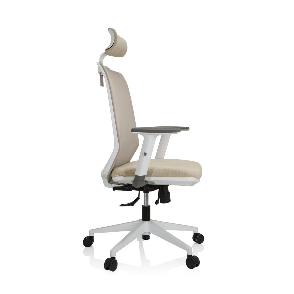 Siège de bureau / siège pivotant hjh OFFICE PROFONDO PRO W maille/tissu, beige N° de l'image du produit 9 : Siège de bureau / siège pivotant hjh OFFICE PROFONDO PRO W maille/tissu, beige