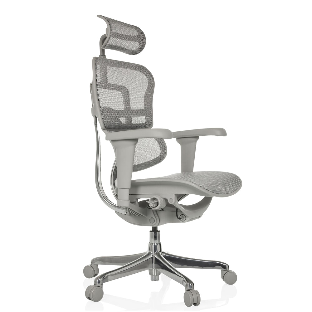 N° de l'image du produit 9 : Fauteuil de direction hjh OFFICE ERGOHUMAN ULTRA G GEN2, dossier en résille, capacité de charge 120 kg, coussin en tissu 460 - 580 mm, gris