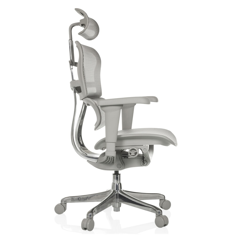 N° de l'image du produit 10 : Fauteuil de direction hjh OFFICE ERGOHUMAN ULTRA G GEN2, dossier en résille, capacité de charge 120 kg, coussin en tissu 460 - 580 mm, gris