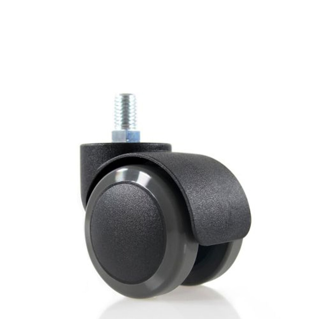 5x roulettes pour sols durs hjh OFFICE 50 mm / filetage M10 roulettes de chaise de bureau pour sols durs, (lot de 5) Illustration du produit: 5x roulettes pour sols durs hjh OFFICE 50 mm / filetage M10 roulettes de chaise de bureau pour sols durs, (lot de 5)