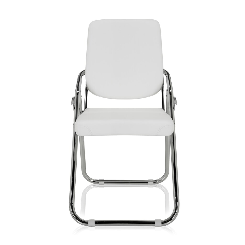 Chaise de réunion / chaise-visiteur hjh OFFICE / ESTO PU, blanc N° de l'image du produit 1 : Chaise de réunion / chaise-visiteur hjh OFFICE / ESTO PU, blanc