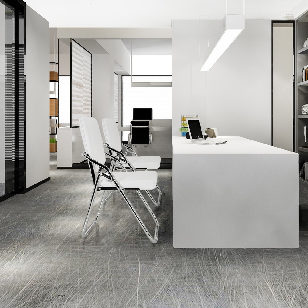 Numéro de l'image du produit 4: Chaise de réunion / chaise-visiteur hjh OFFICE / ESTO PU, blanc