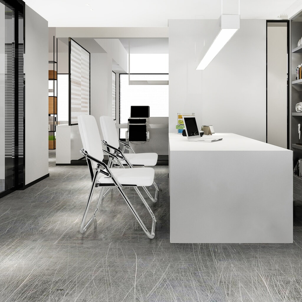 Chaise de réunion / chaise-visiteur hjh OFFICE / ESTO PU, blanc N° de l'image du produit 4 : Chaise de réunion / chaise-visiteur hjh OFFICE / ESTO PU, blanc