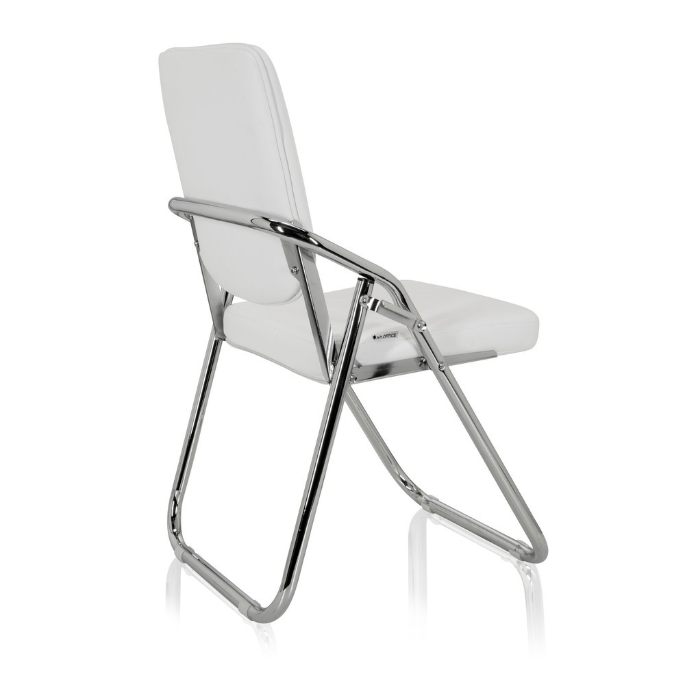 Numéro de l'image du produit 7: Chaise de réunion / chaise-visiteur hjh OFFICE / ESTO PU, blanc