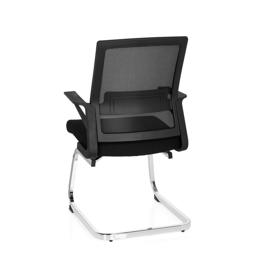 Numéro de l'image du produit 9: Chaise de conférence / fauteuil suspendu hjh OFFICE INVENTOR V tissu, noir