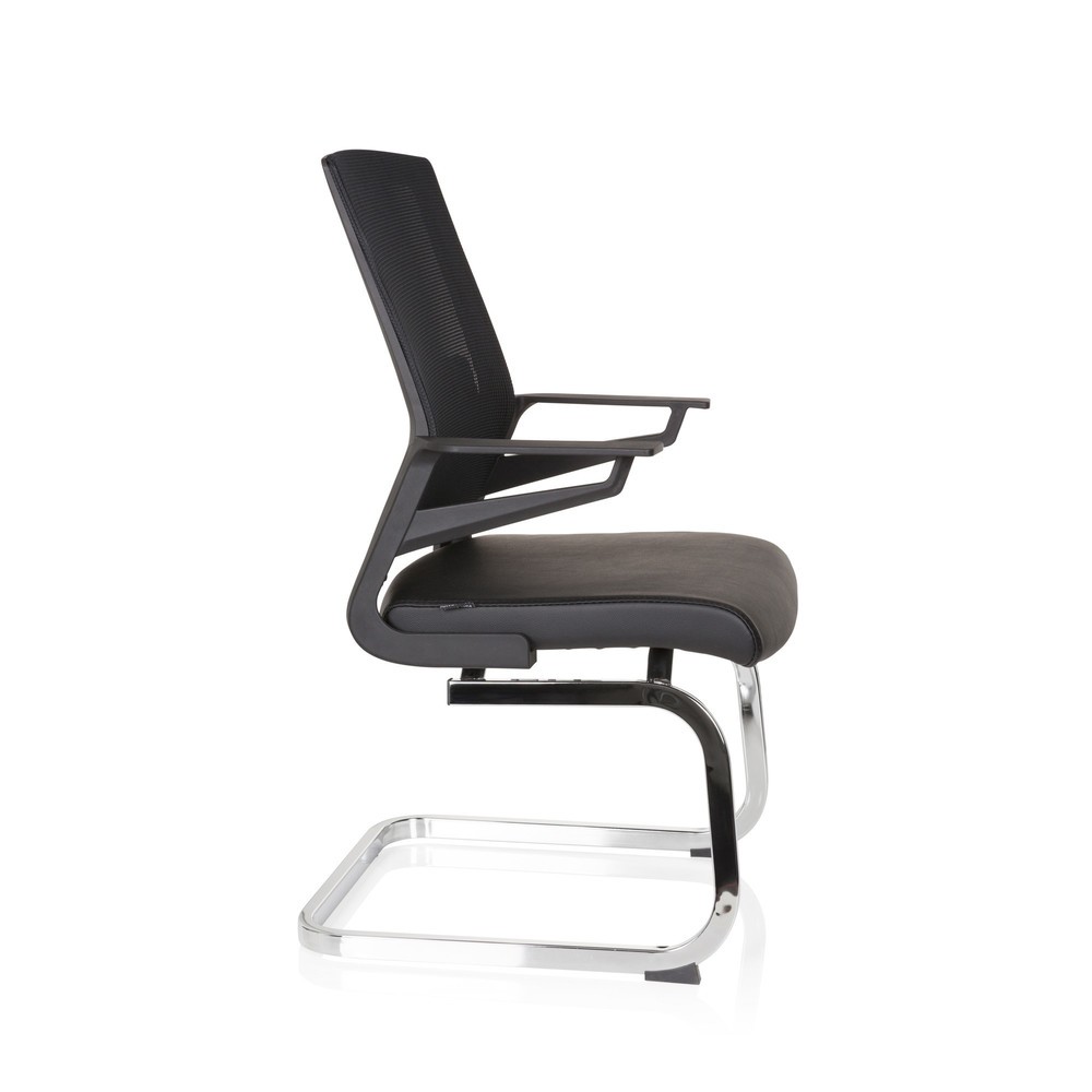 Numéro de l'image du produit 6: Chaise de conférence / fauteuil suspendu hjh OFFICE INVENTOR V PRO similicuir, noir