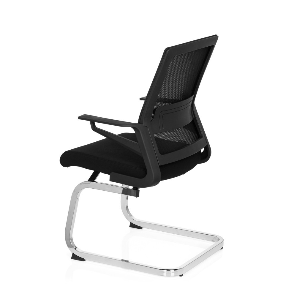 Numéro de l'image du produit 10: Chaise de conférence / fauteuil suspendu hjh OFFICE INVENTOR V tissu, noir