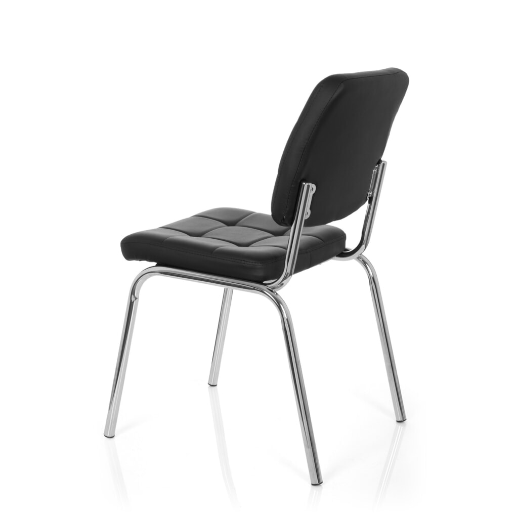 Chaise de réunion / chaise-visiteur hjh OFFICE PICENO V PU, noir N° de l'image du produit 8 : Chaise de réunion / chaise-visiteur hjh OFFICE PICENO V PU, noir