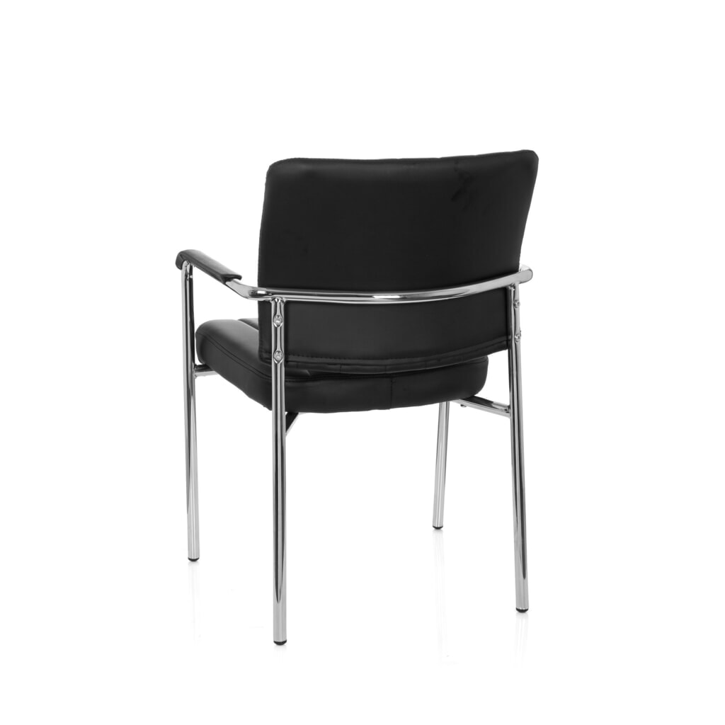 Chaise de réunion / chaise-visiteur hjh OFFICE / SOMOS V PU, noir N° de l'image du produit 7 : Chaise de réunion / chaise-visiteur hjh OFFICE / SOMOS V PU, noir