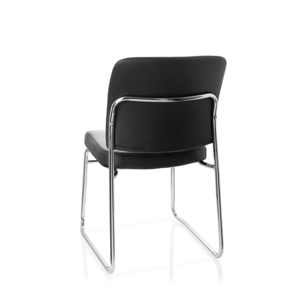 N° de l'image du produit 7 : Chaise de réunion / chaise-visiteur hjh OFFICE TONSO V similicuir, noir