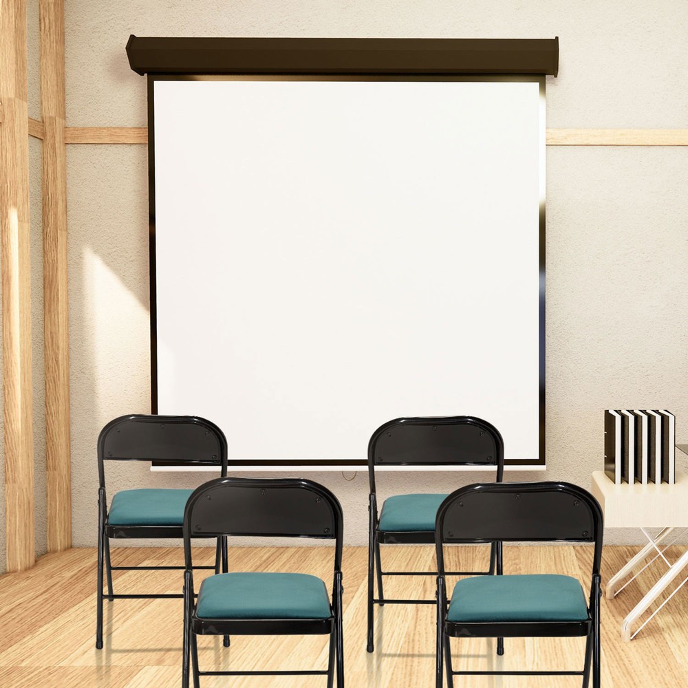 N° de l'image du produit 8 : Chaise de réunion / chaise-visiteur / chaise pliante hjh OFFICE TUDELA I velours, turquoise
