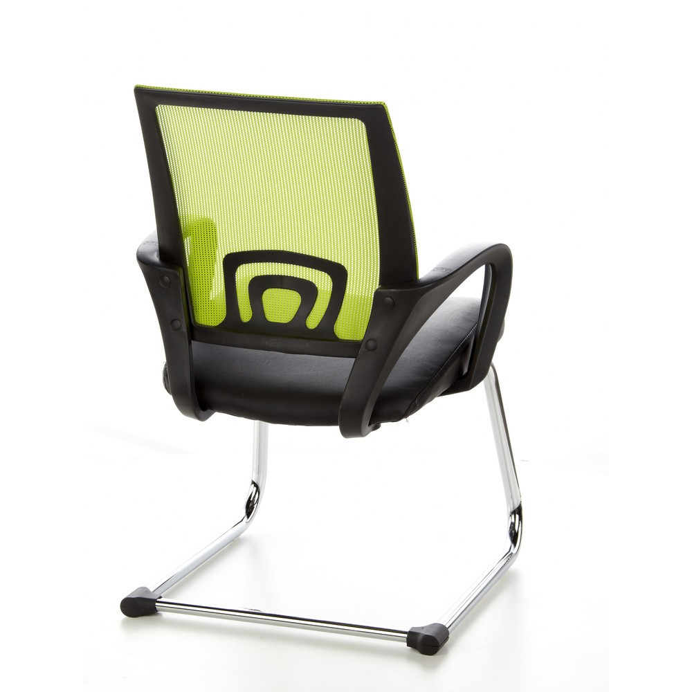 Numéro de l'image du produit 6: Chaise de réunion / fauteuil suspendu hjh OFFICE VISTO NET V maille, noir/vert
