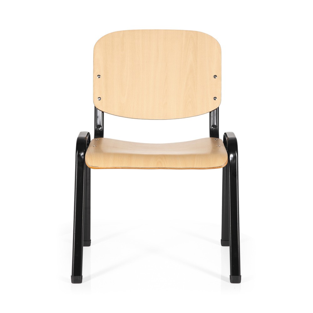 N° de l'image du produit 1 : Chaise de réunion / chaise-visiteur hjh OFFICE / XT 600, noir/hêtre