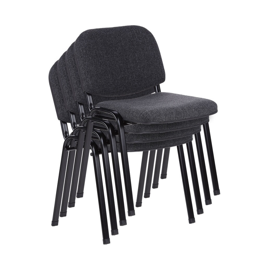 N° de l'image du produit 3 : Chaise de réunion / chaise-visiteur hjh OFFICE / XT 600, noir/anthracite
