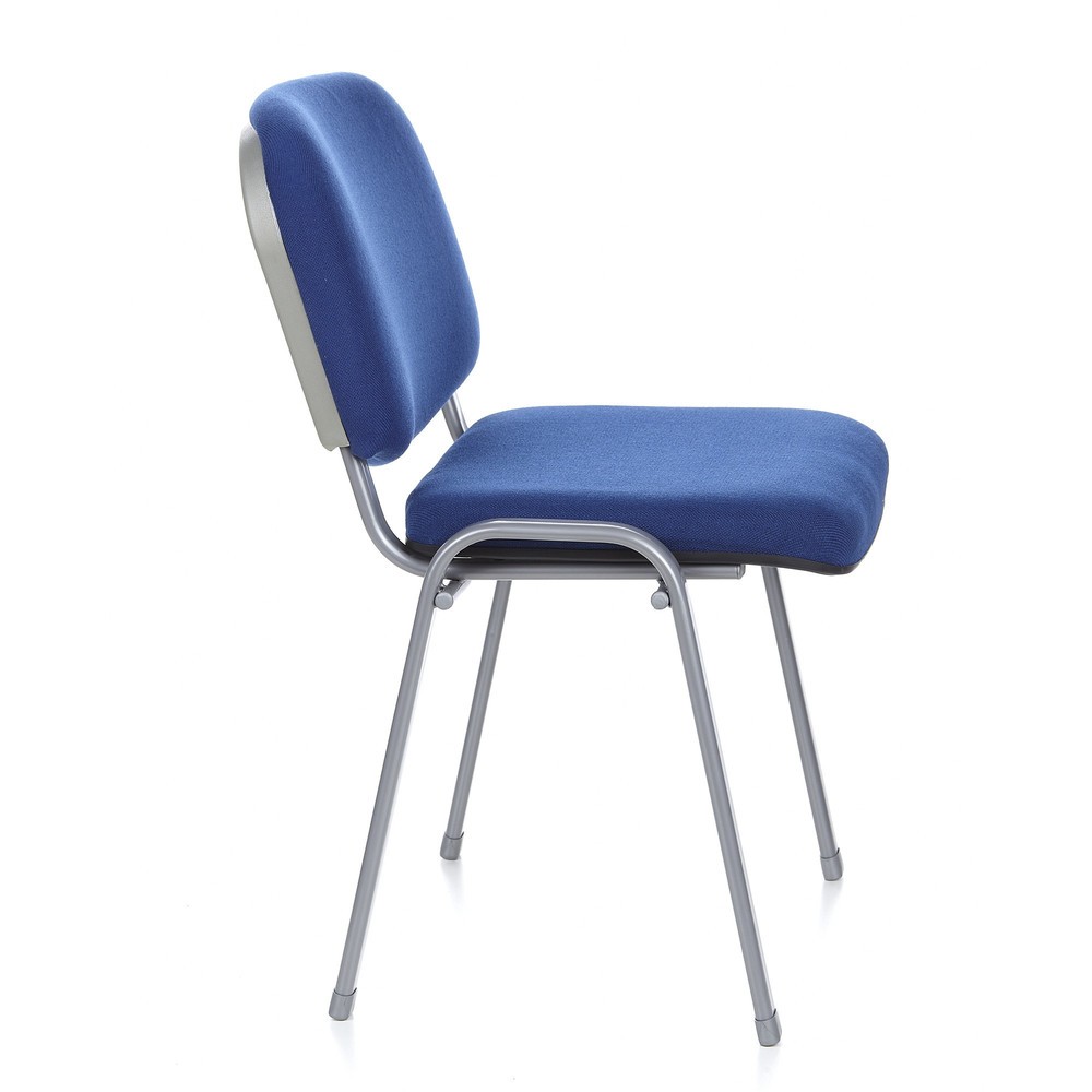 Numéro de l'image du produit 4: Chaise de conférence / chaise-visiteur hjh OFFICE XT 600, bleu/argenté