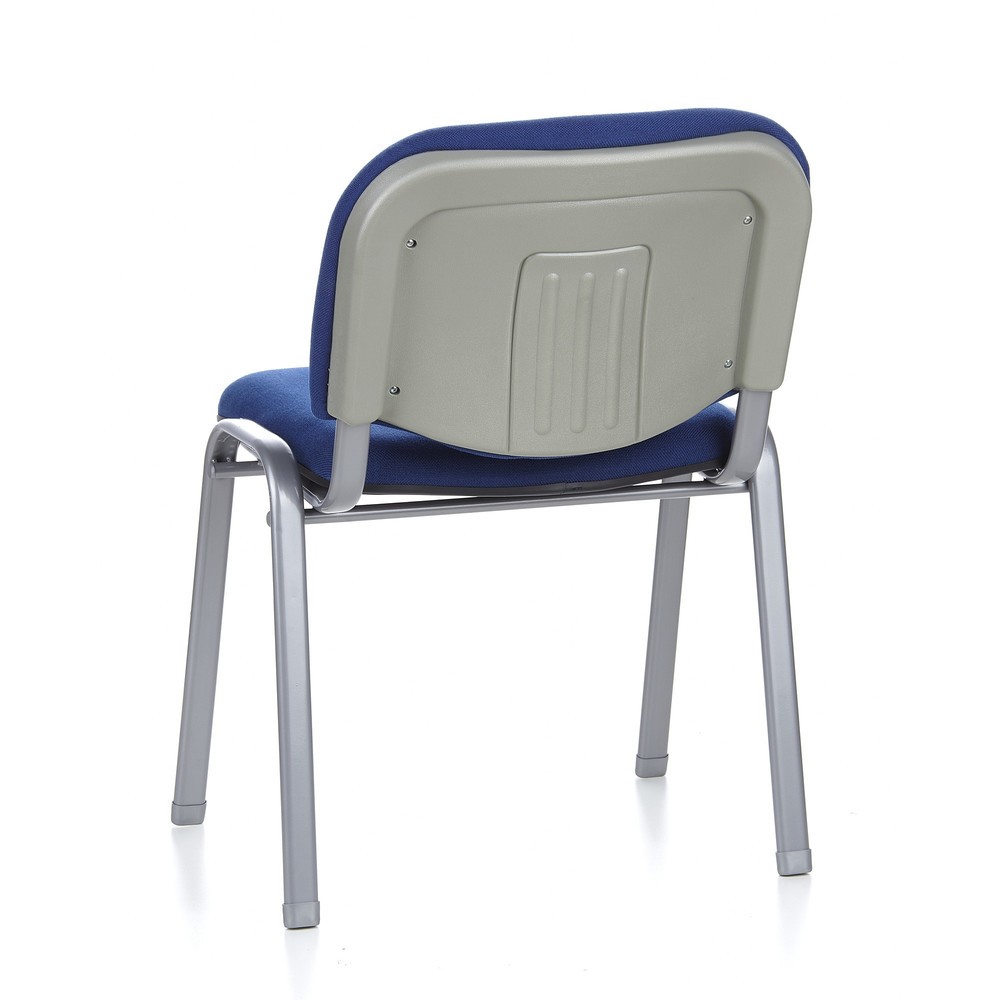 Numéro de l'image du produit 7: Chaise de conférence / chaise-visiteur hjh OFFICE XT 600, bleu/argenté