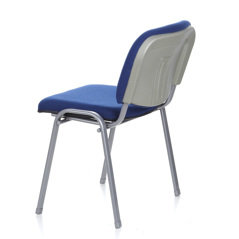 Numéro de l'image du produit 8: Chaise de conférence / chaise-visiteur hjh OFFICE XT 600, bleu/argenté