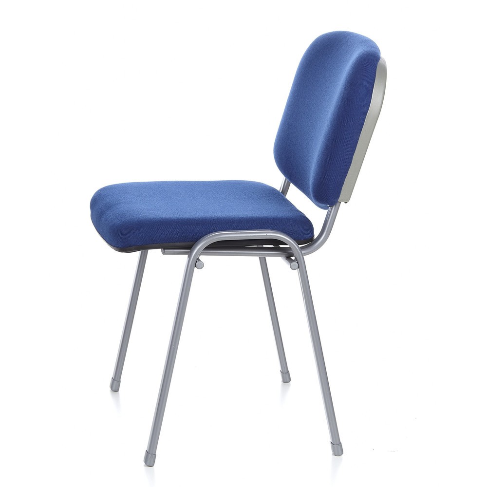 Numéro de l'image du produit 9: Chaise de conférence / chaise-visiteur hjh OFFICE XT 600, bleu/argenté