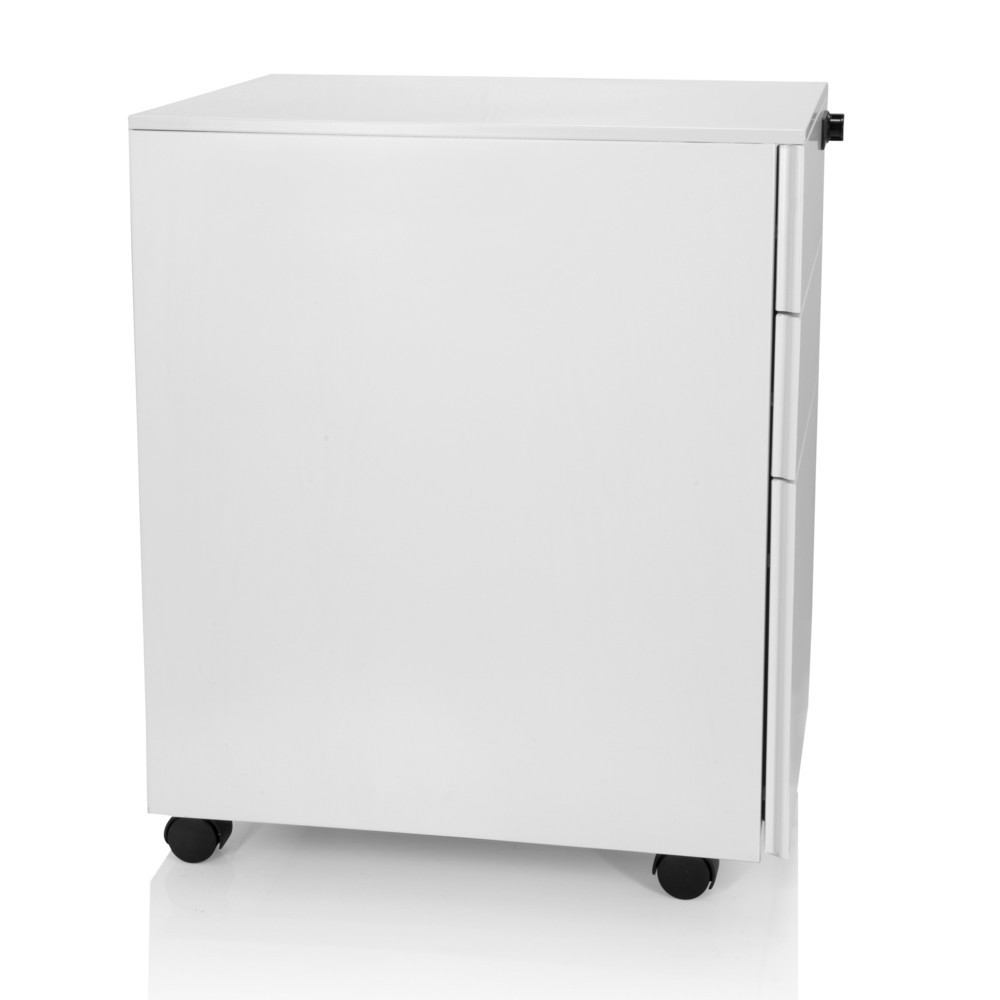 Numéro de l'image du produit 7: Caisson à roulettes hjh OFFICE COLOR OS I métal blanc avec serrure à combinaison