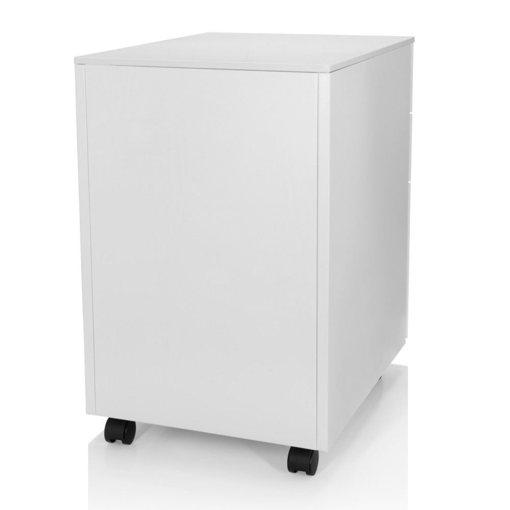 Numéro de l'image du produit 9: Caisson à roulettes hjh OFFICE COLOR OS I métal blanc avec serrure à combinaison