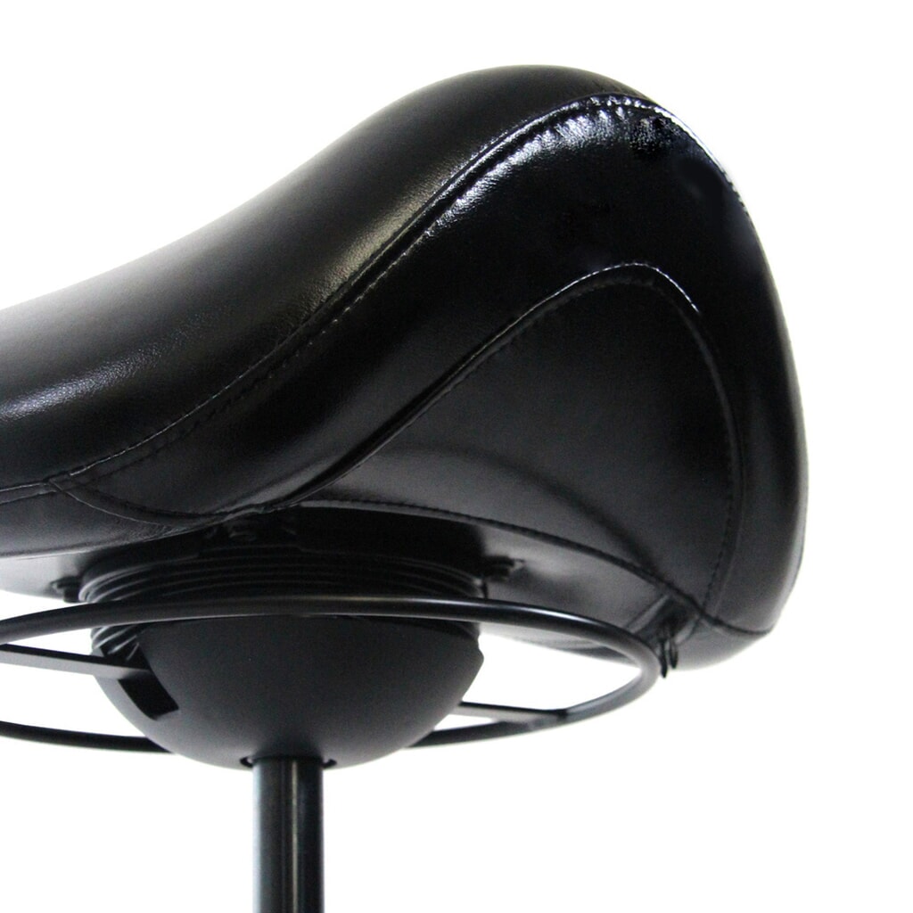 N° de l'image du produit 11 : hjh OFFICE tabouret ergonomique / tabouret-selle ORTHO SIT PU similicuir, noir