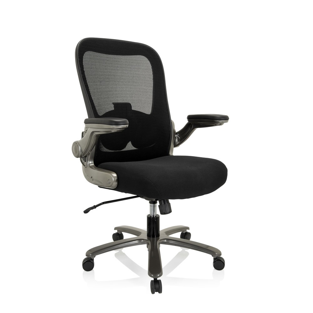 N° de l'image du produit 6 : Siège pour personne forte / siège de bureau hjh OFFICE INSTRUCTOR T I Titan XXL maille/tissu, noir