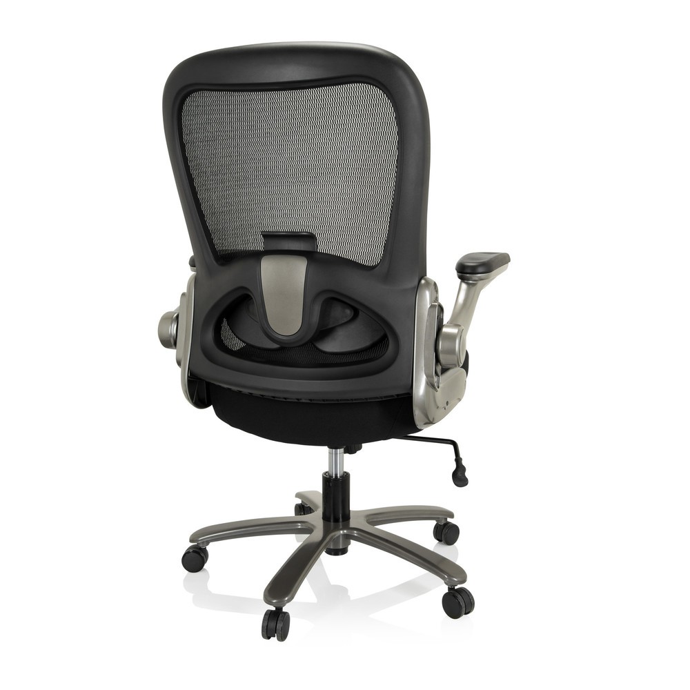 N° de l'image du produit 9 : Siège pour personne forte / siège de bureau hjh OFFICE INSTRUCTOR T I Titan XXL maille/tissu, noir