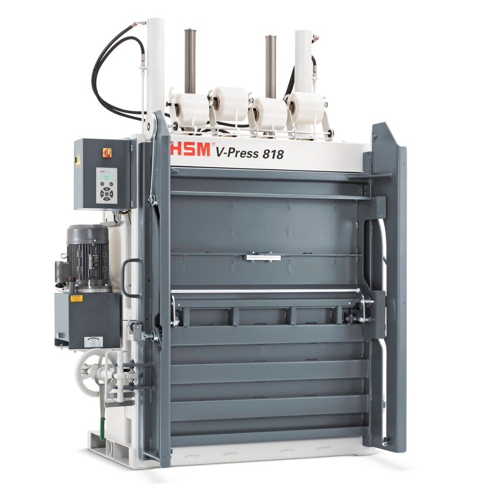Illustration du produit: Presse à balles automatique HSM® V-Press 818 plus pro