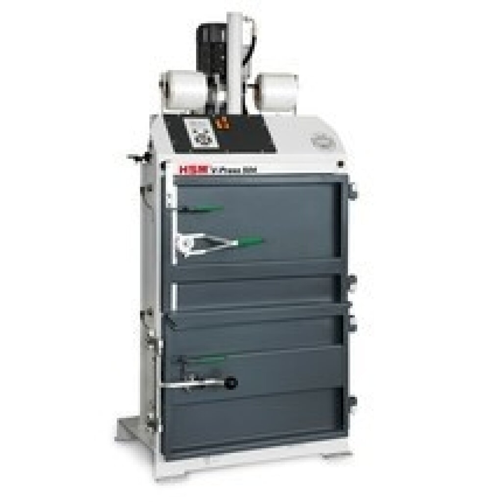 Initiation machine pour les destructeurs de dossiers et presses à balles HSM® Illustration du produit: Initiation machine pour les destructeurs de dossiers et presses à balles HSM®