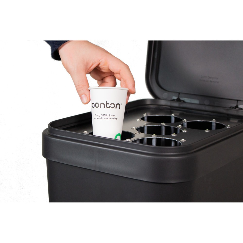 Numéro de l'image du produit 3: Insert à gobelets pour poubelles Circubin BON TON, en aluminium, 40 litres