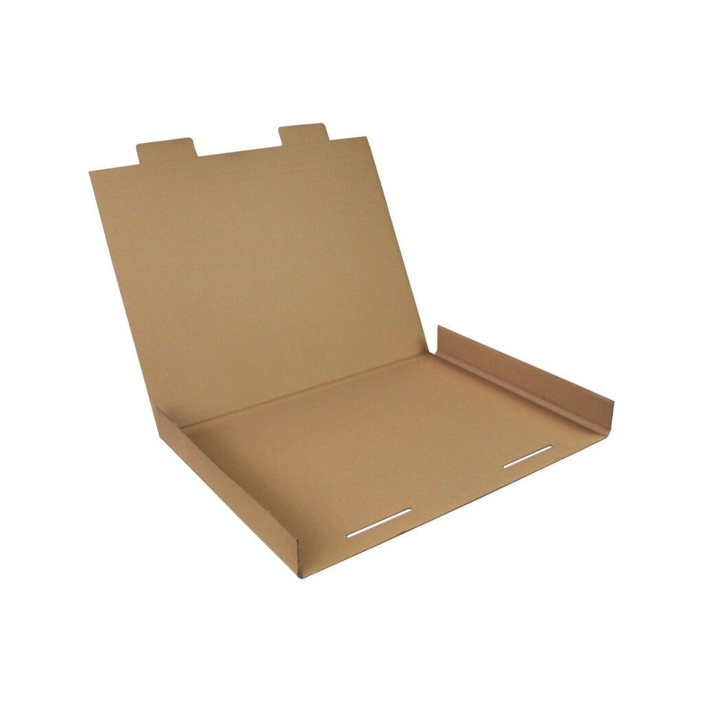 N° de l'image du produit 1 : Emballage calendrier, 630 x 430 x 10 mm, qualité 1.20 B, marron, DIN A2