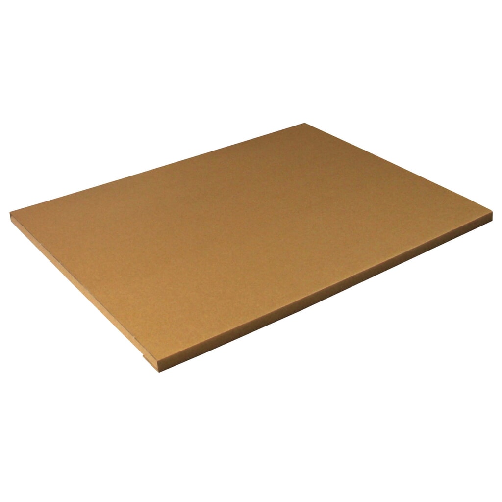 N° de l'image du produit 3 : Emballage calendrier, 630 x 430 x 10 mm, qualité 1.20 B, marron, DIN A2