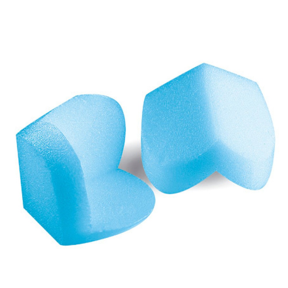 Illustration du produit: Coins de protection PRO CC, longueur des branches : 70 mm, épaisseur : 12 mm, bleus, en mousse, 1 UV = 3 100 pièces