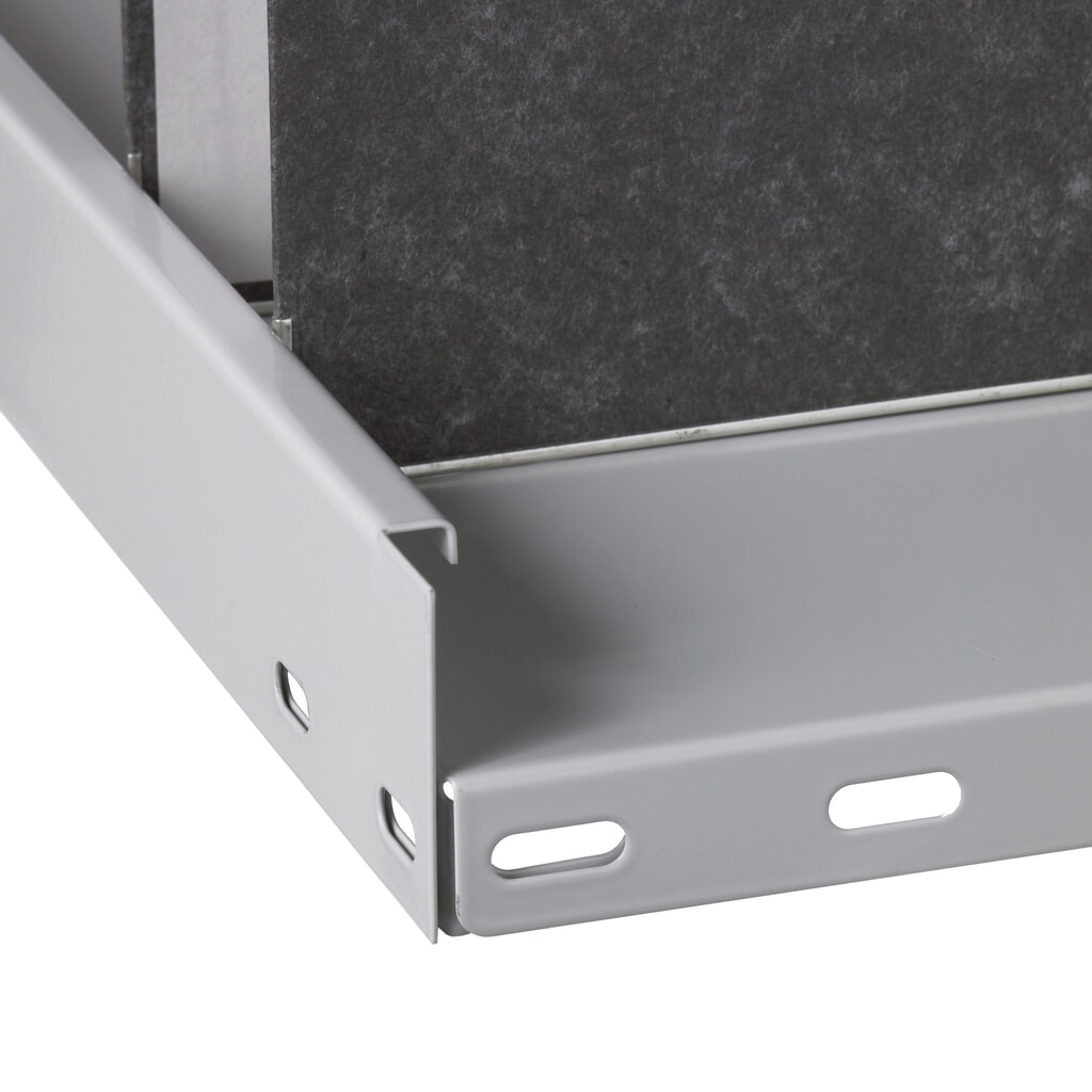 Kit complet Rayonnage de bureau SCHULTE, unilatéral, charge par tablette 85 kg, HxlxP 2 000 x 3 000 x 300 mm, galvanisé N° de l'image du produit 2 : Kit complet Rayonnage de bureau SCHULTE, unilatéral, charge par tablette 85 kg, HxlxP 2 000 x 3 000 x 300 mm, galvanisé