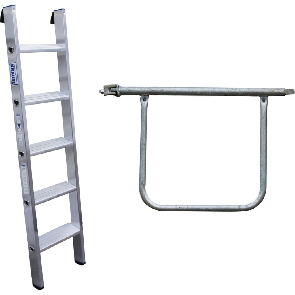 Illustration du produit: Kit d’extension de rambarde pour système d’échafaudage antigivre STABILO KRAUSE® taille de plate-forme 6 M