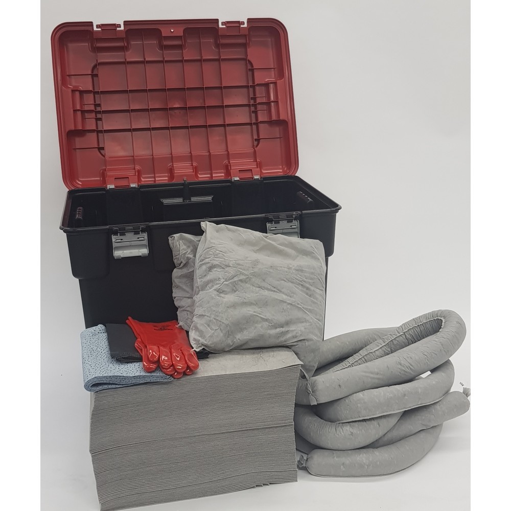Numéro de l'image du produit 2: Kit d’urgence Universel, benne à roulettes, contenance 150 l, grise