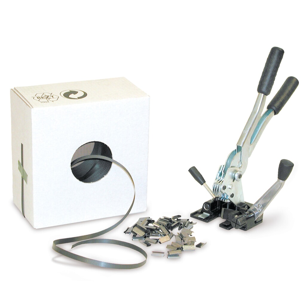 Illustration du produit: Kit de cerclage Standard pour feuillard PP, pour largeur de feuillard 13 mm