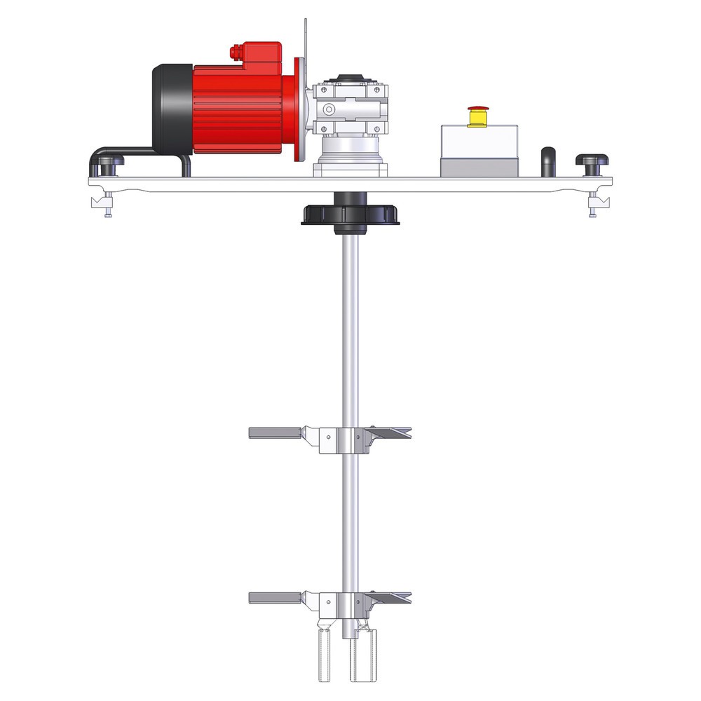 Numéro de l'image du produit 1: Kit de mélangeur FLUX pour des viscosités allant jusqu'à 12 000 mPas