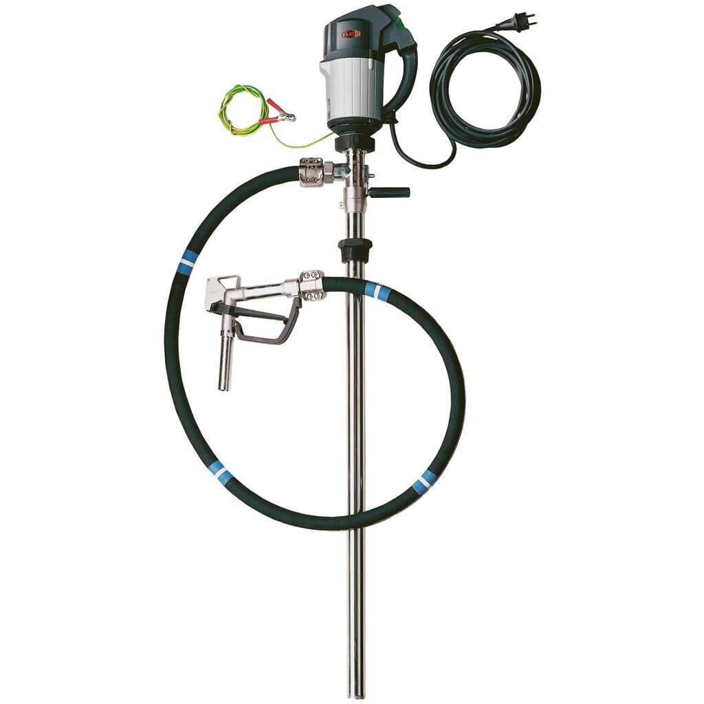 Kit de pompe antidéflagrante pour le vidage à 99,98 %, des fûts, pour bidons et fûts Illustration du produit: Kit de pompe antidéflagrante pour le vidage à 99,98 %, des fûts, pour bidons et fûts