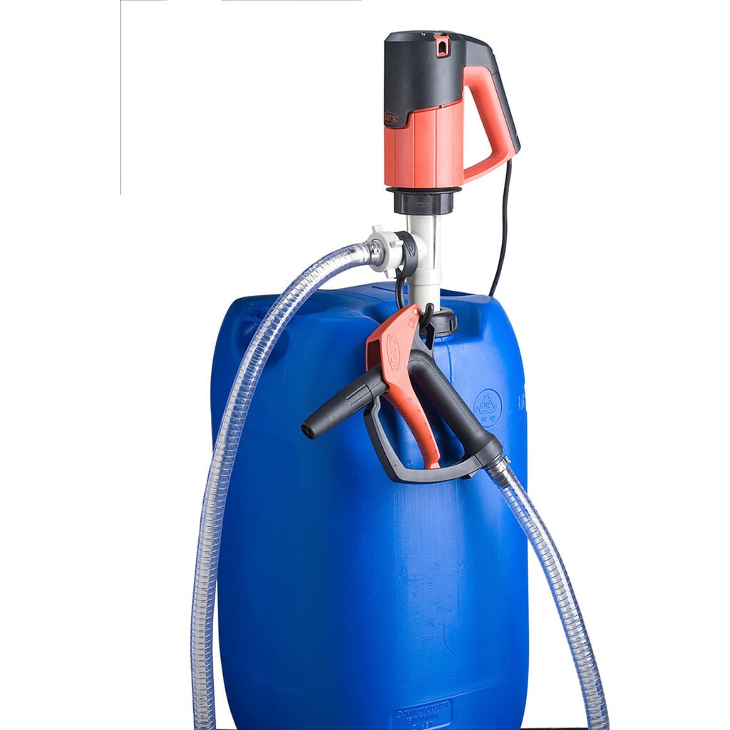 Kit de pompe pour acides et lessives alcalines, pour bidons et fûts Illustration du produit: Kit de pompe pour acides et lessives alcalines, pour bidons et fûts