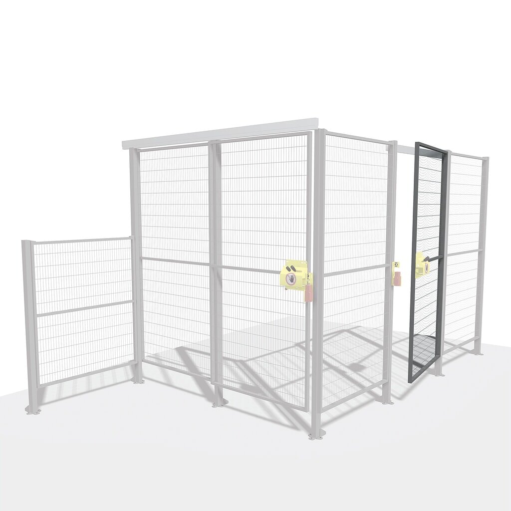 Kit de porte TROAX® SMART FIX avec SAFE LOCK