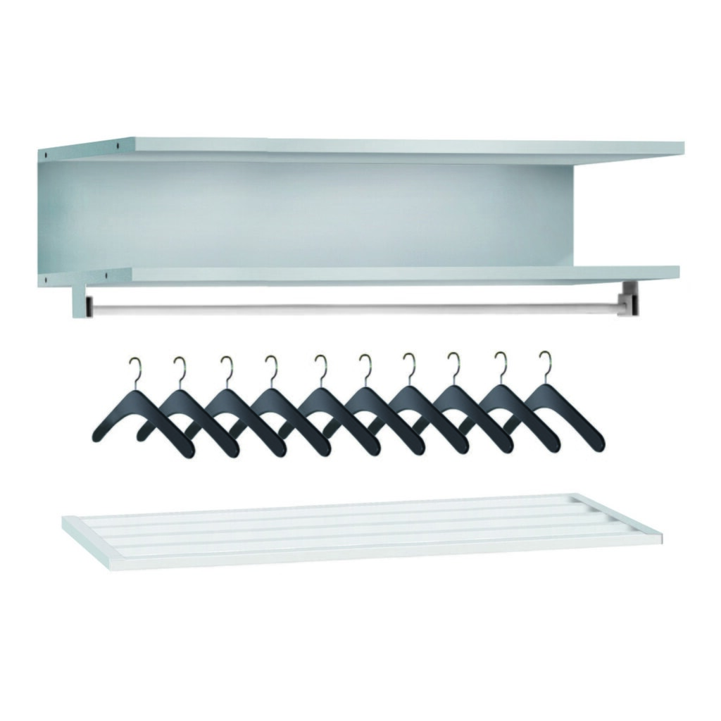 Kit de vestiaires pour penderie à casiers verrouillables PAVOY, 10 casiers de rangement, largeur 900 mm Illustration du produit: Kit de vestiaires pour penderie à casiers verrouillables PAVOY, 10 casiers de rangement, largeur 900 mm
