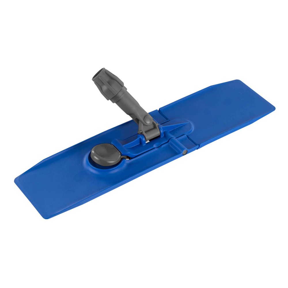 Numéro de l'image du produit 5: Kit de démarrage pour chariot de nettoyage Steinbock®, seau simple sur roulettes de 30 litres, 5 serpillières en coton de 400 mm, manche chromé en 2 parties et support pliant