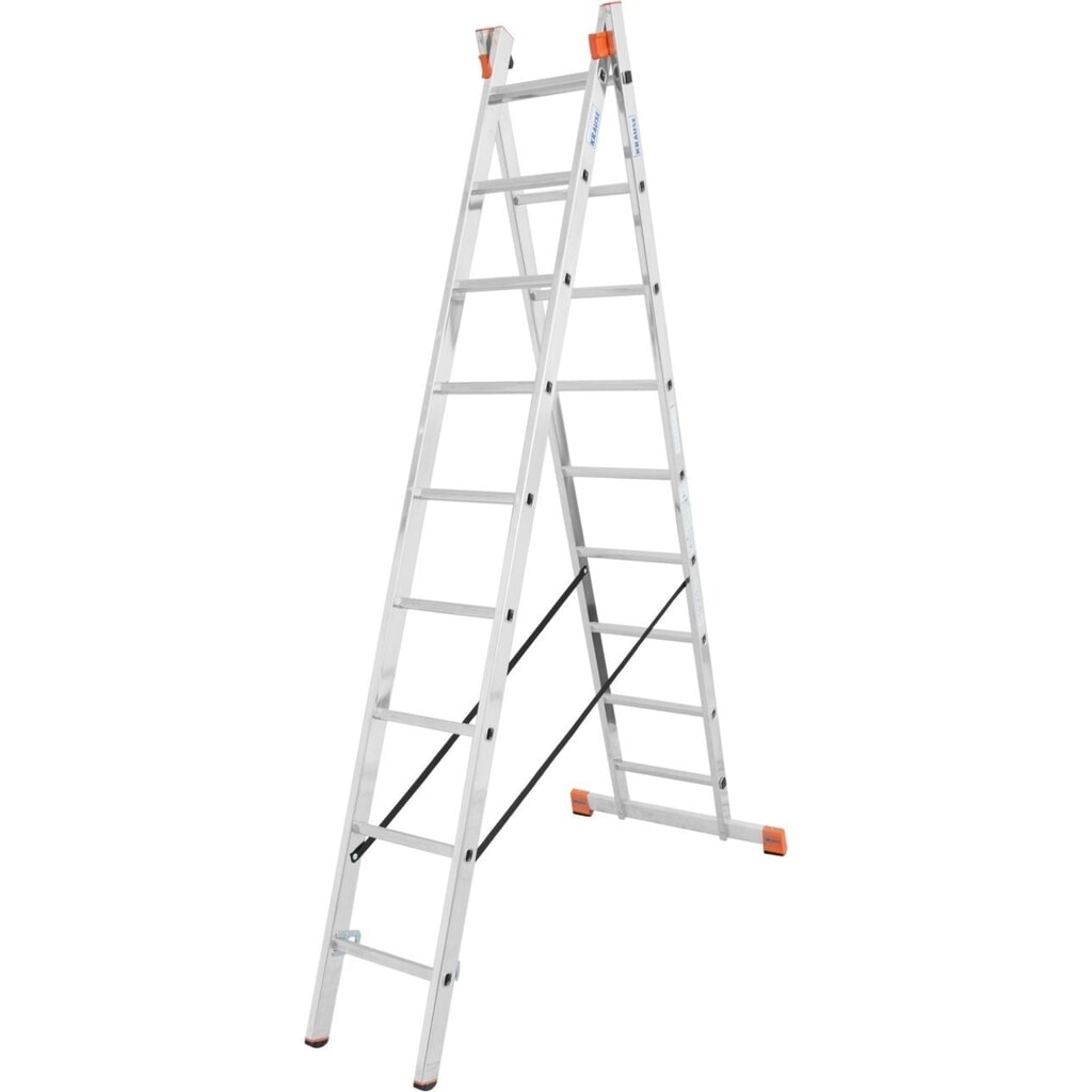 Illustration du produit: KRAUSE® échelle polyvalente Dubilo 2x9 barreaux
