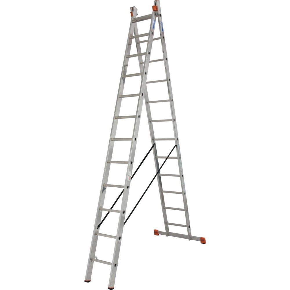Numéro de l'image du produit 1: KRAUSE® Échelle polyvalente Dubilo 2x12 barreaux