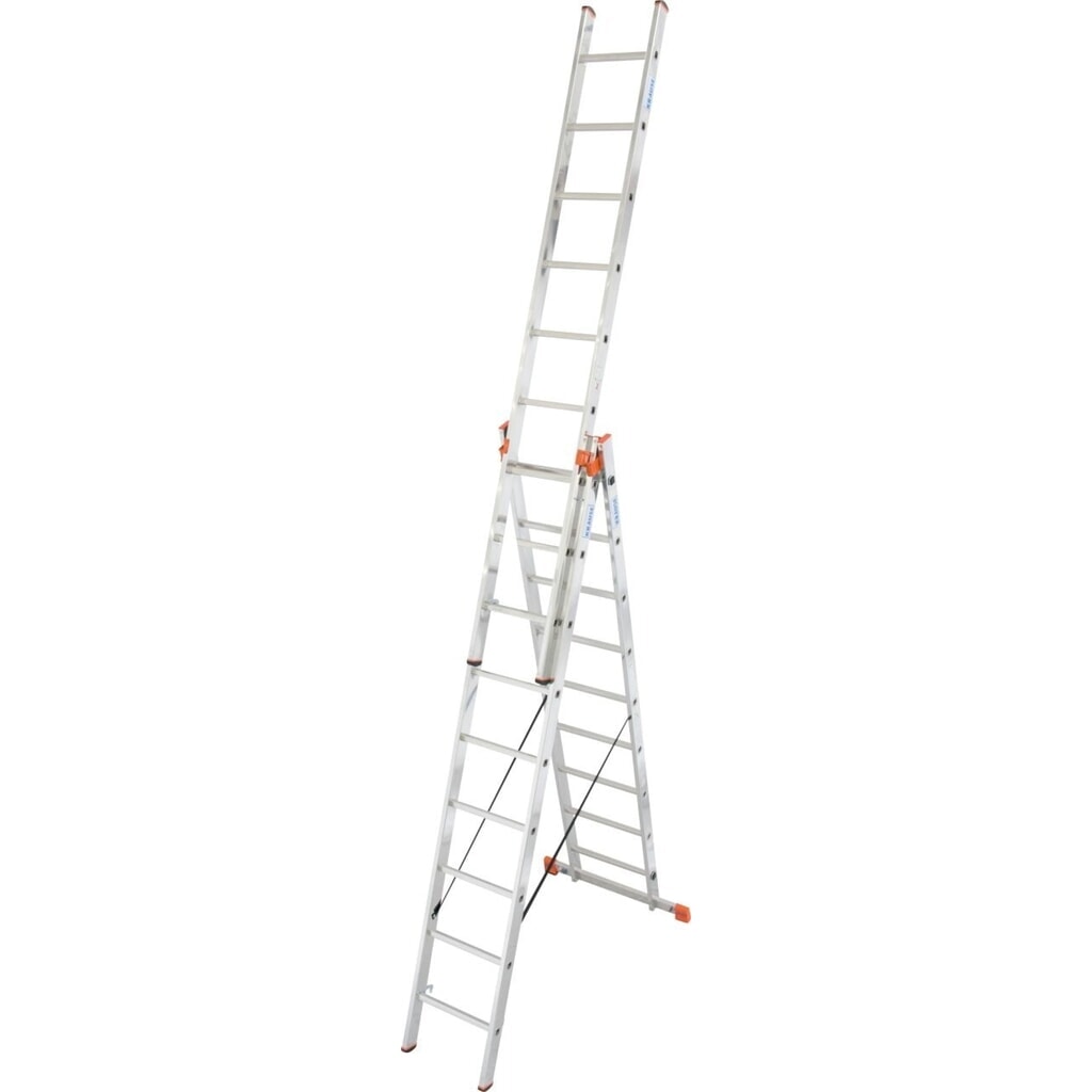 Illustration du produit: KRAUSE® Échelle polyvalente Tribilo 3x9 barreaux